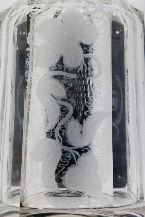 Hand Etched Crystal Decanter