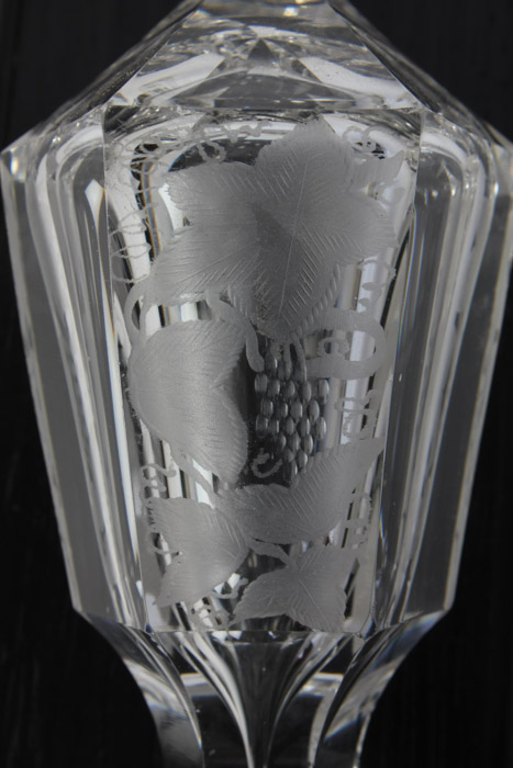 Hand Etched Crystal Decanter