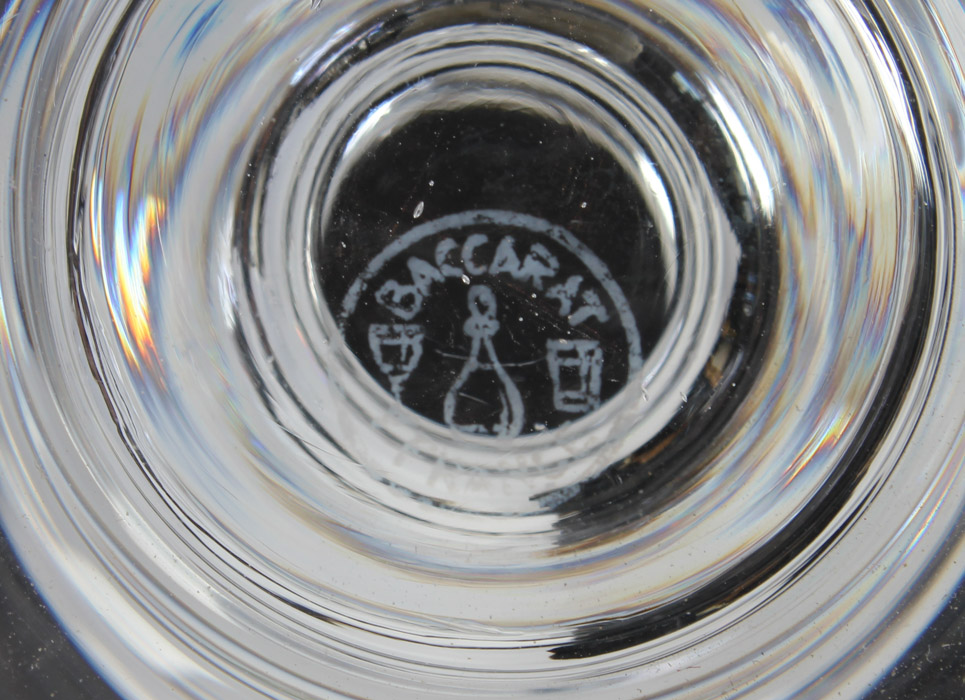 Collection of Crystal Glasses Featuring Baccarat and Waterford