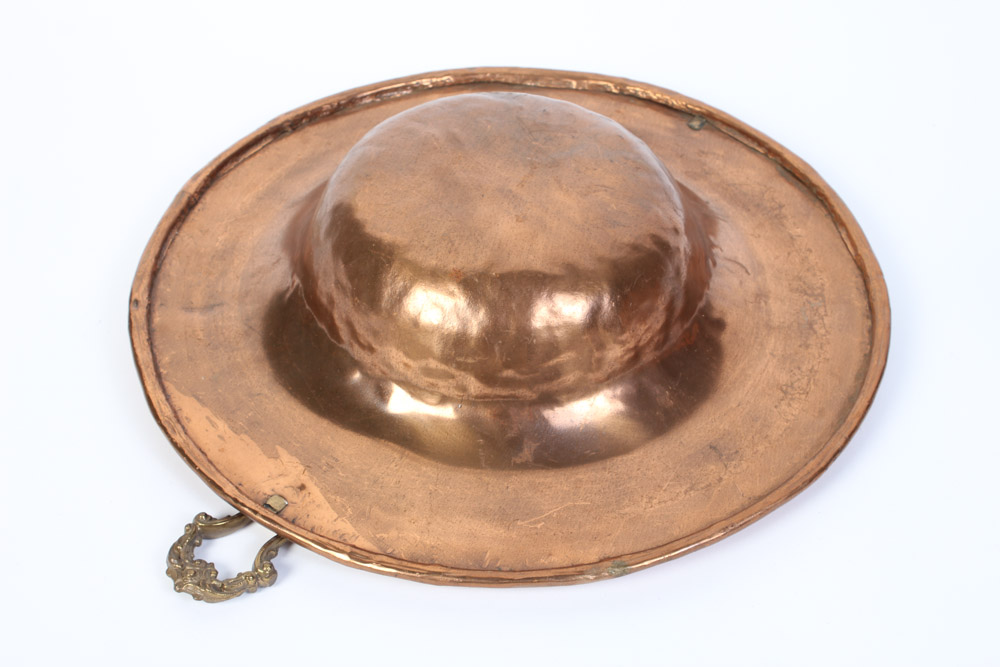 Copper Bowl with Copper Tone Stand