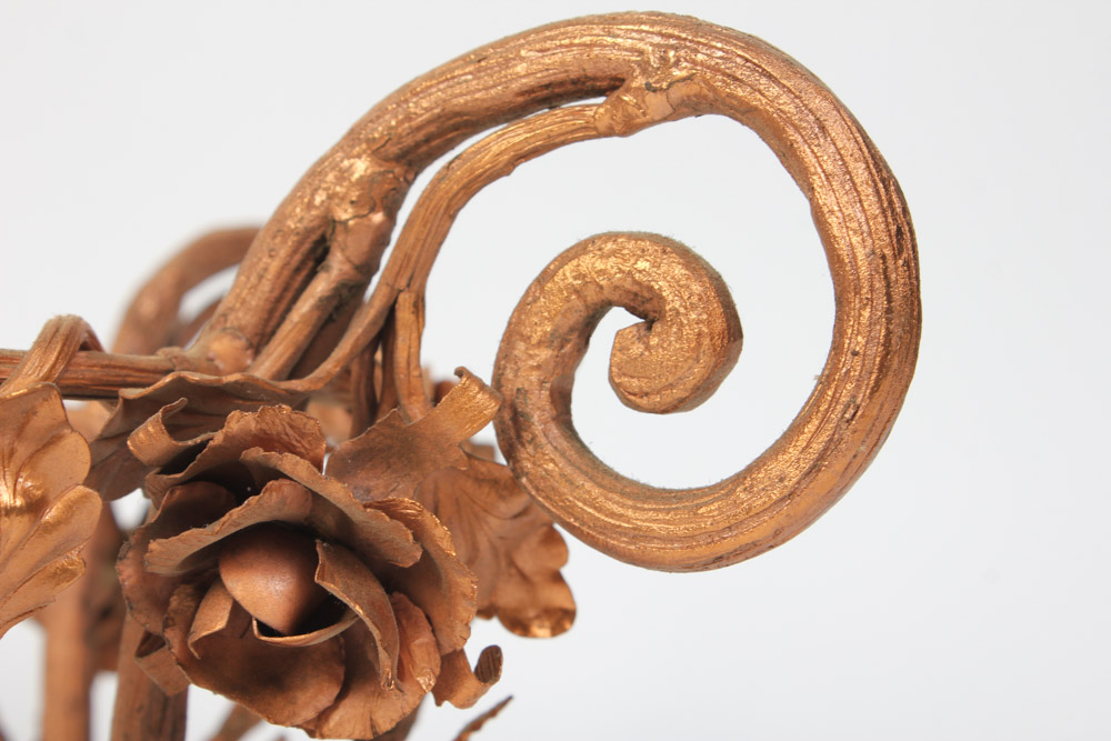 Copper Bowl with Copper Tone Stand