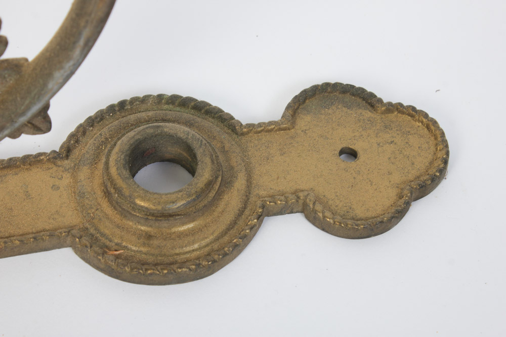 Gold Tone Bracket with Grape Motif