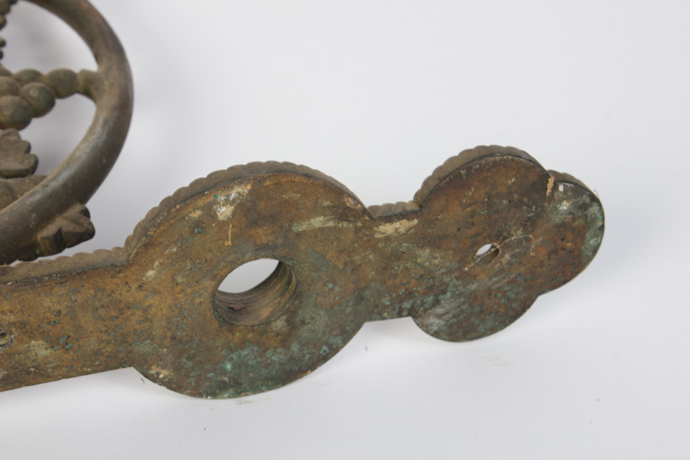 Gold Tone Bracket with Grape Motif