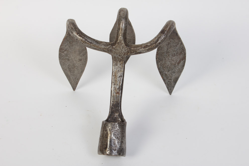 Antique Iron Rake and Spear