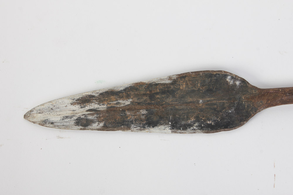 Antique Iron Rake and Spear