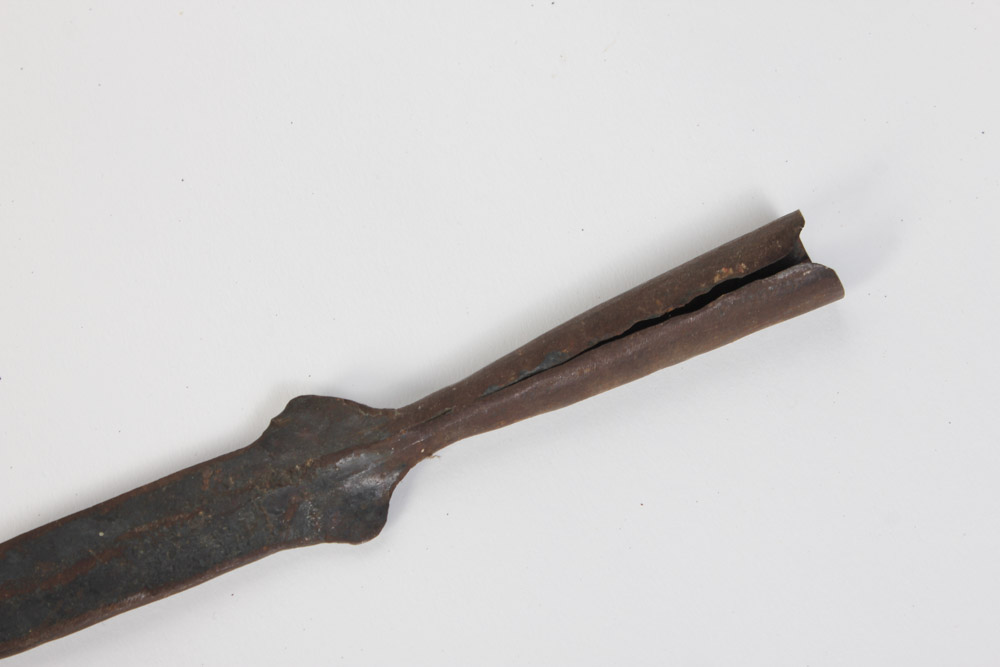 Antique Iron Rake and Spear