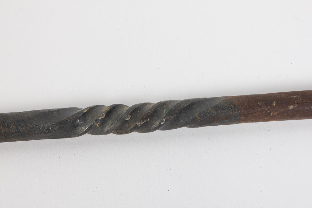 Antique Iron Rake and Spear