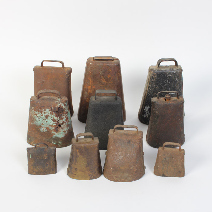 Collection of Vintage and Antique Cow Bells