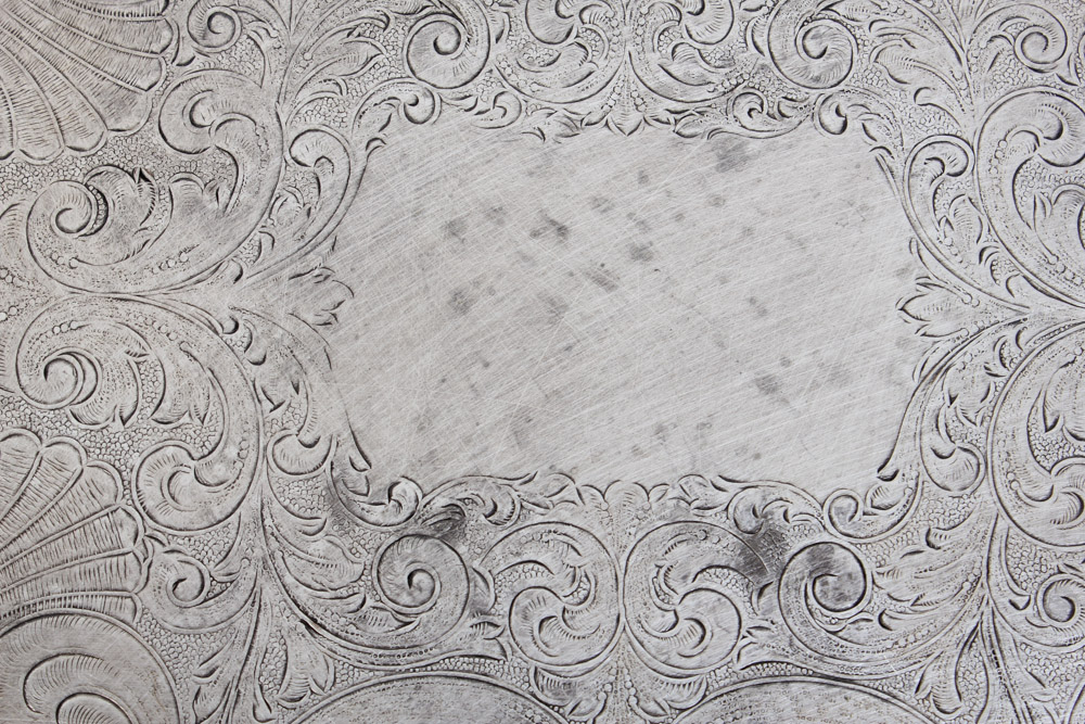 Pairing of Vintage Silver Plate Serving Trays