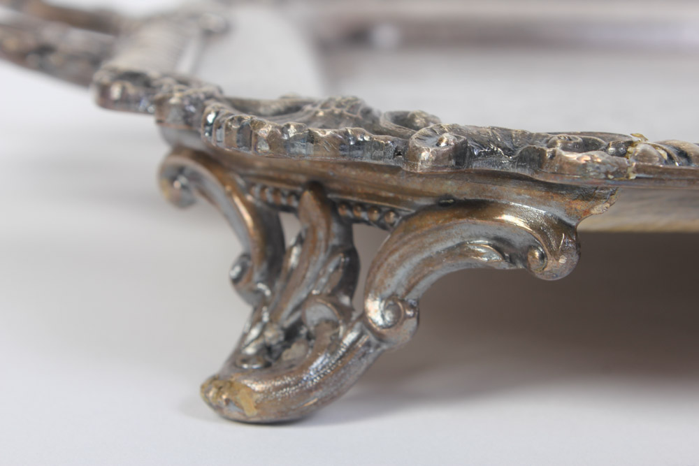 Pairing of Vintage Silver Plate Serving Trays