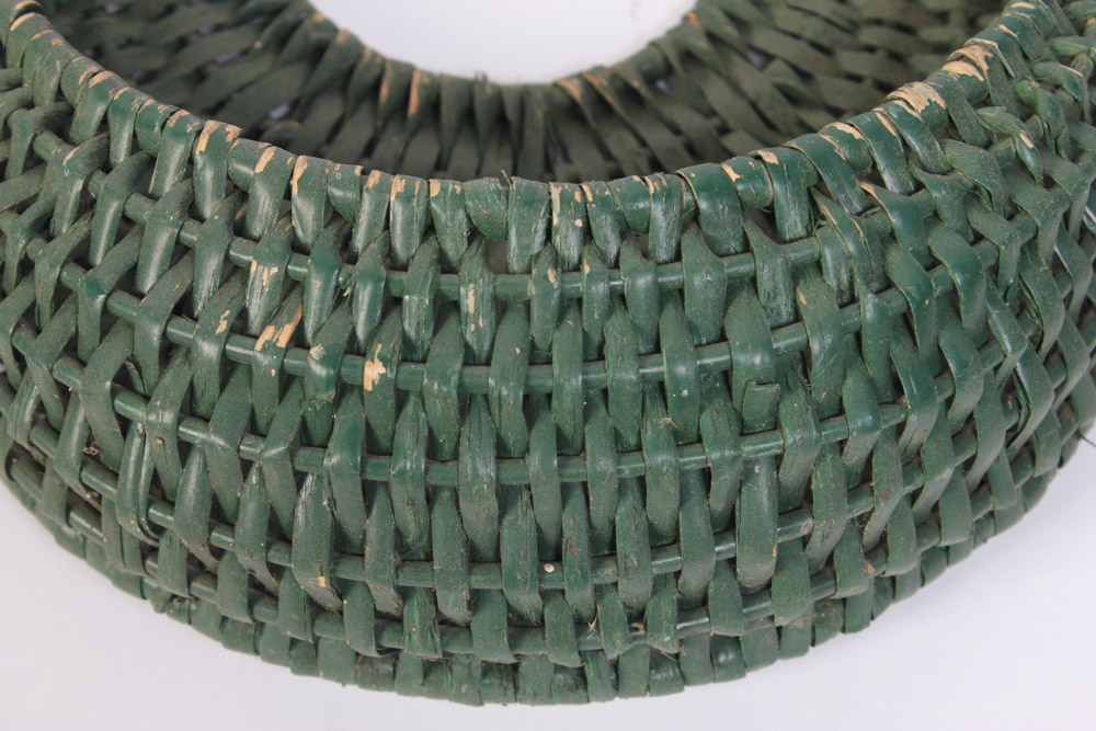 Three Vintage Wicker Wall Baskets