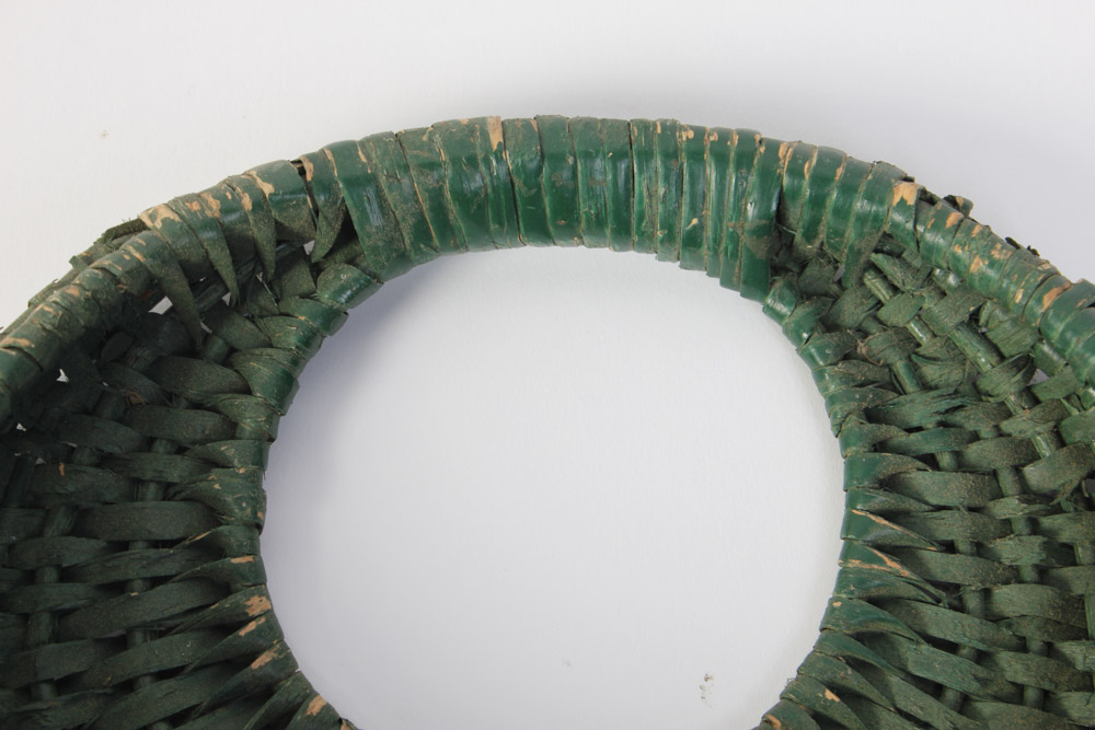 Three Vintage Wicker Wall Baskets