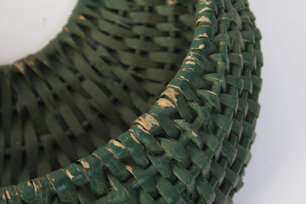 Three Vintage Wicker Wall Baskets