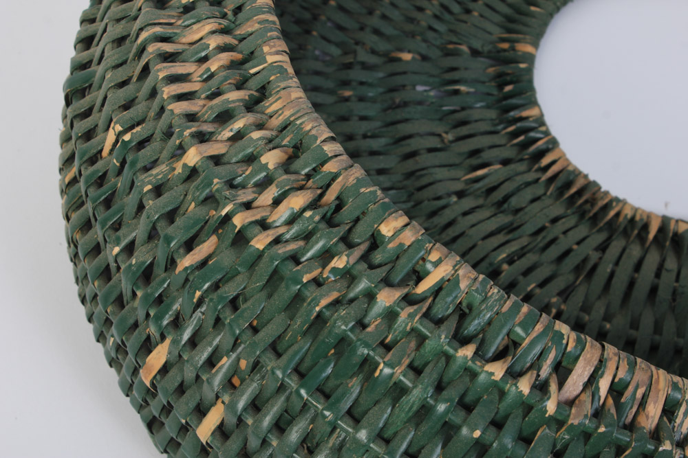 Three Vintage Wicker Wall Baskets