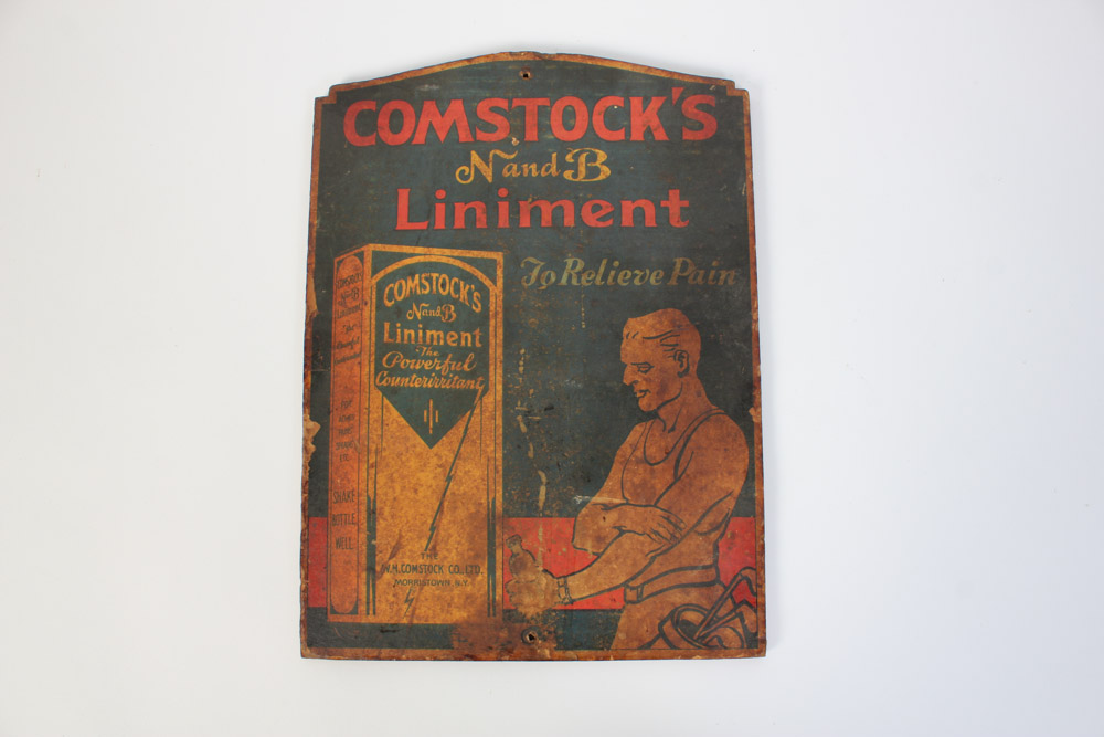Pair of Original Comstock's Medicine Ads