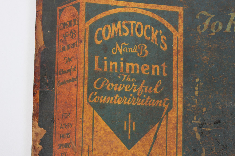 Pair of Original Comstock's Medicine Ads