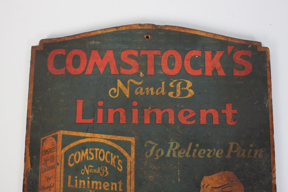 Pair of Original Comstock's Medicine Ads