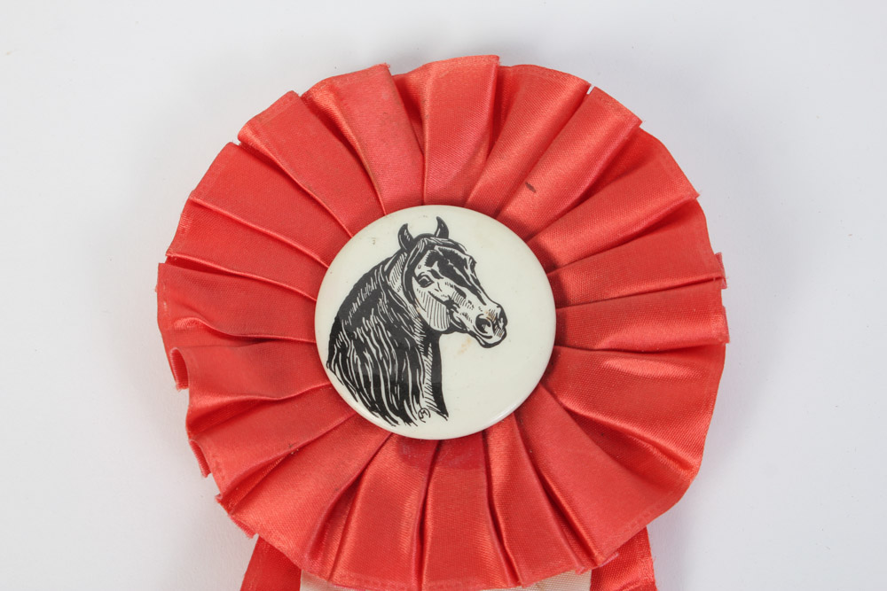 Pair of Vintage Horse Show Ribbon Awards