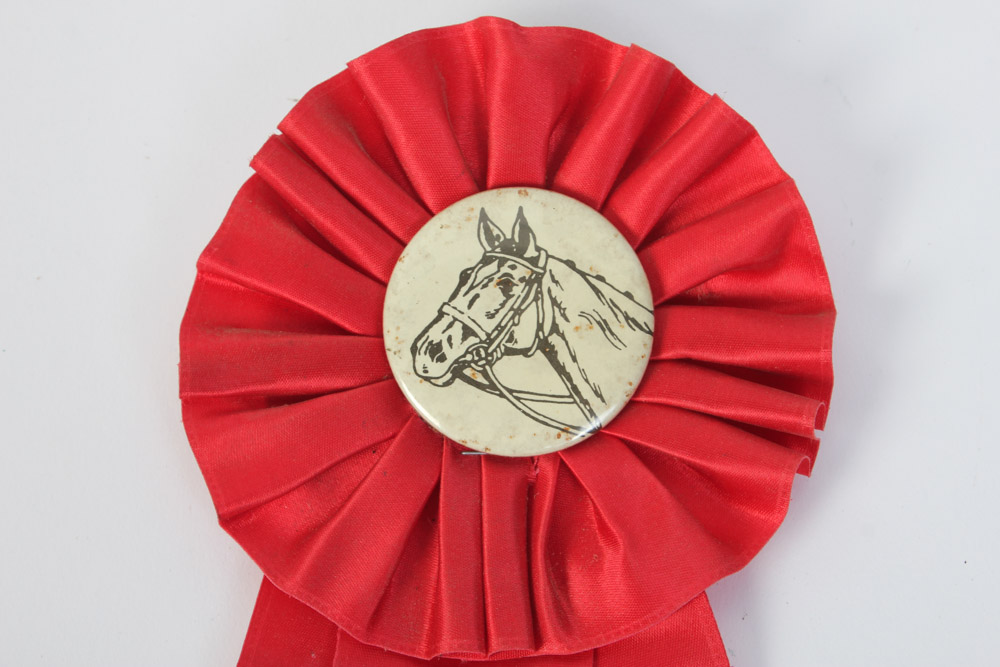 Pair of Vintage Horse Show Ribbon Awards