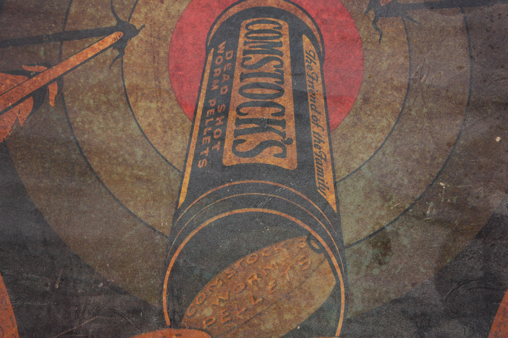 Pair of Original Comstock's Medicine Ads