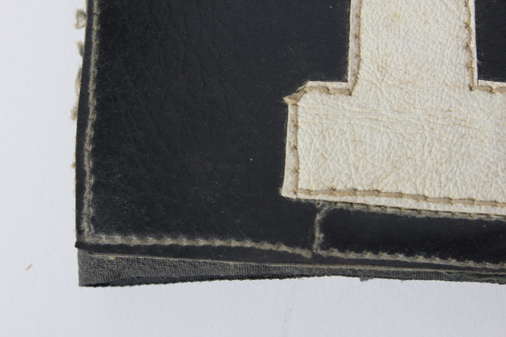 Pair of Vintage Leather Fire Patches