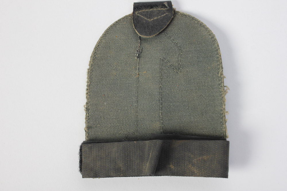 Pair of Vintage Leather Fire Patches