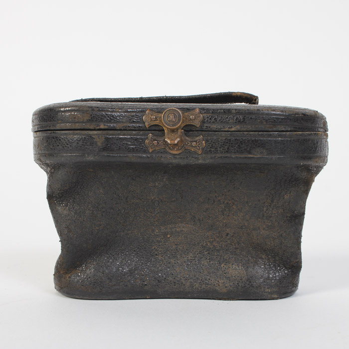 Antique Leather Binoculars Case