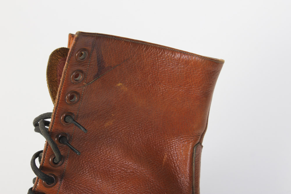 Vintage "The Rinker" Leather Ice Skates