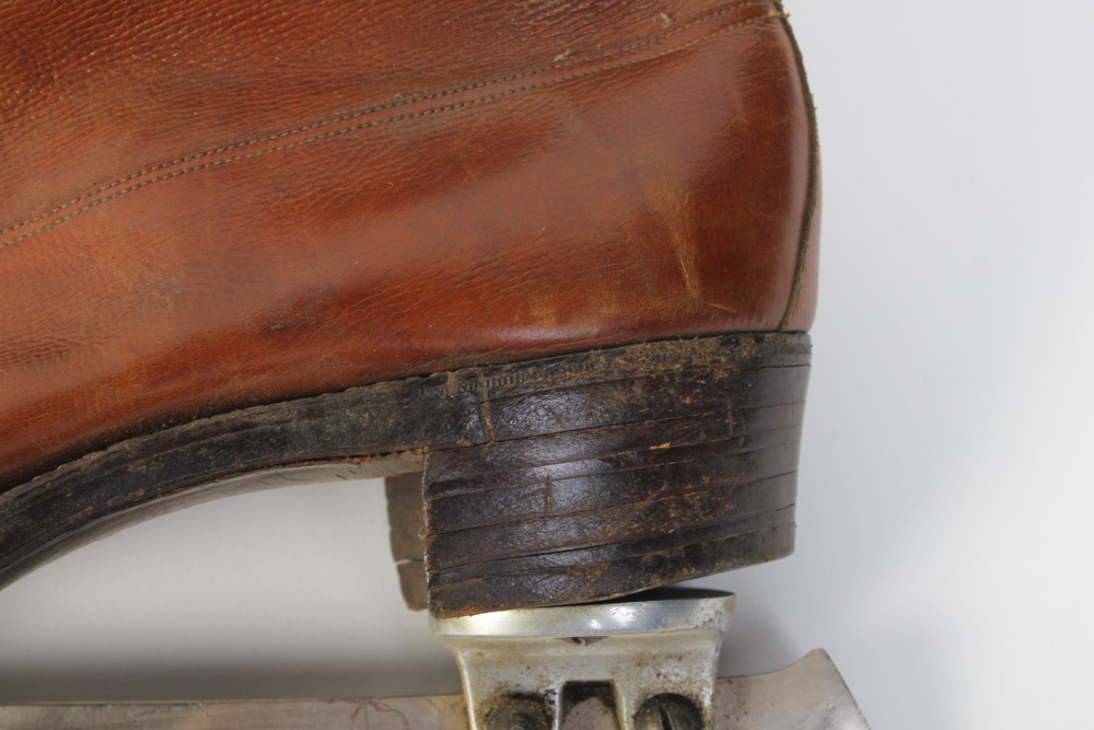 Vintage "The Rinker" Leather Ice Skates