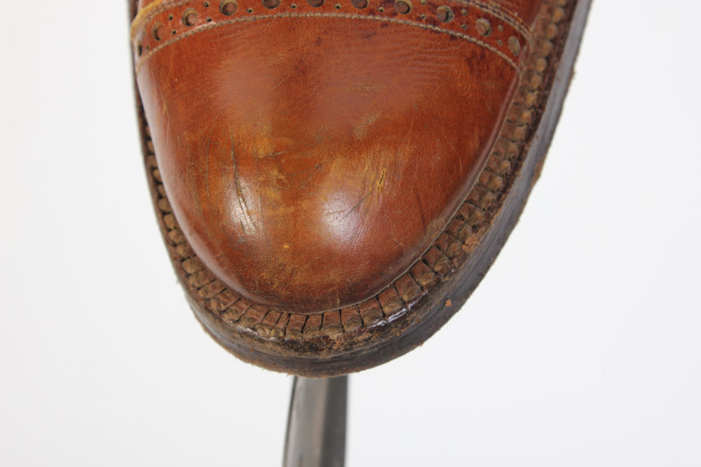 Vintage "The Rinker" Leather Ice Skates