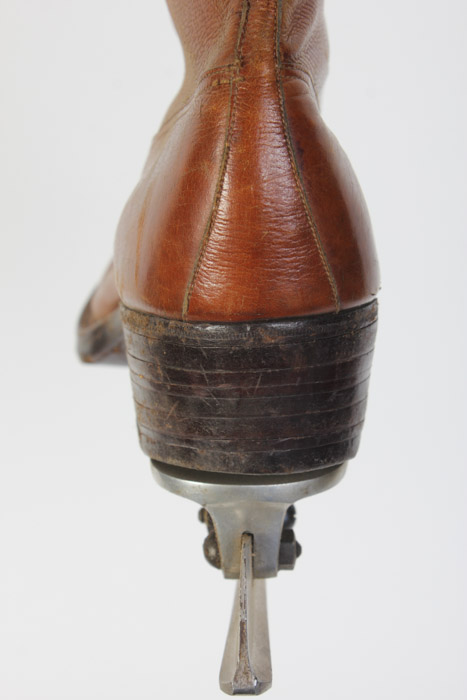 Vintage "The Rinker" Leather Ice Skates