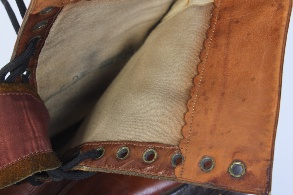 Vintage "The Rinker" Leather Ice Skates