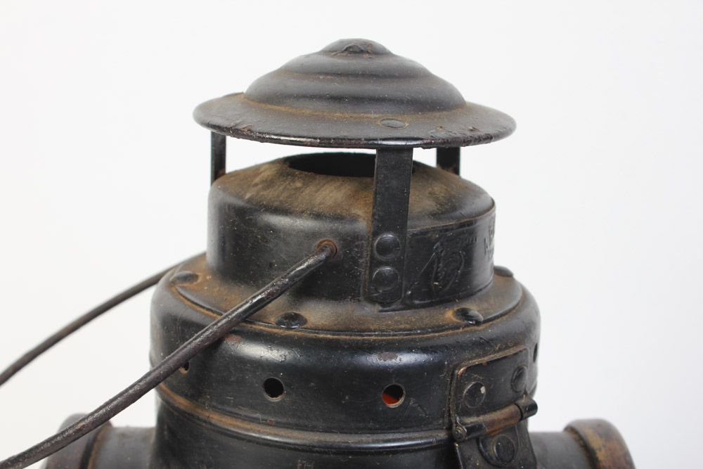 Pair of Vintage Railroad Lantern Light Fixtures