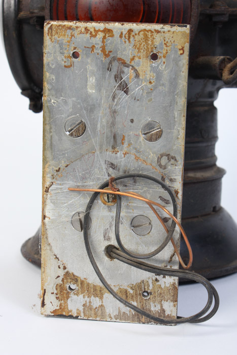 Pair of Vintage Railroad Lantern Light Fixtures