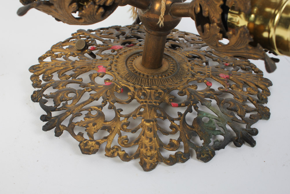 Gold Tone Ceiling Light