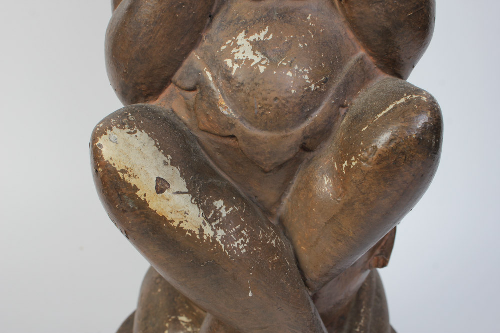 Plaster Satyr Architectural Element and Column Base