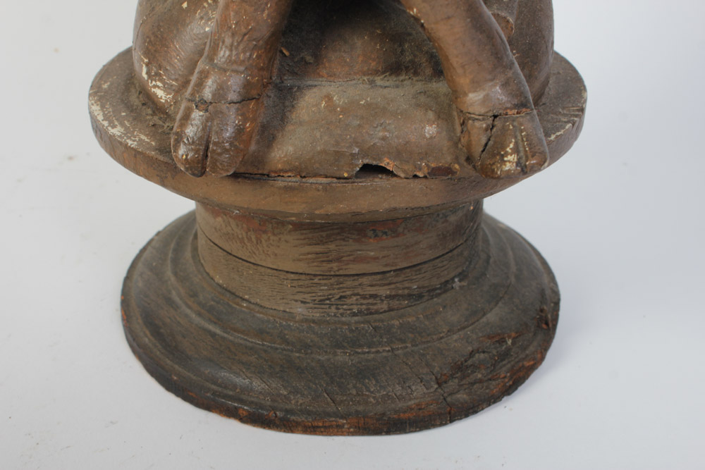 Plaster Satyr Architectural Element and Column Base