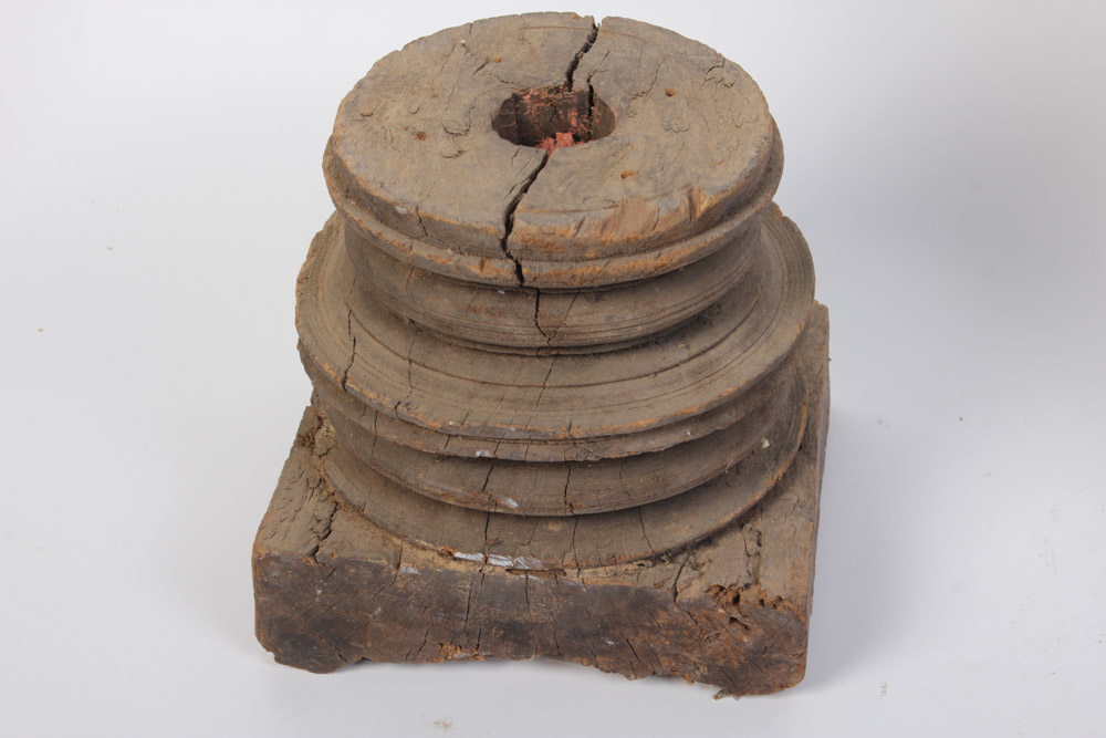 Plaster Satyr Architectural Element and Column Base