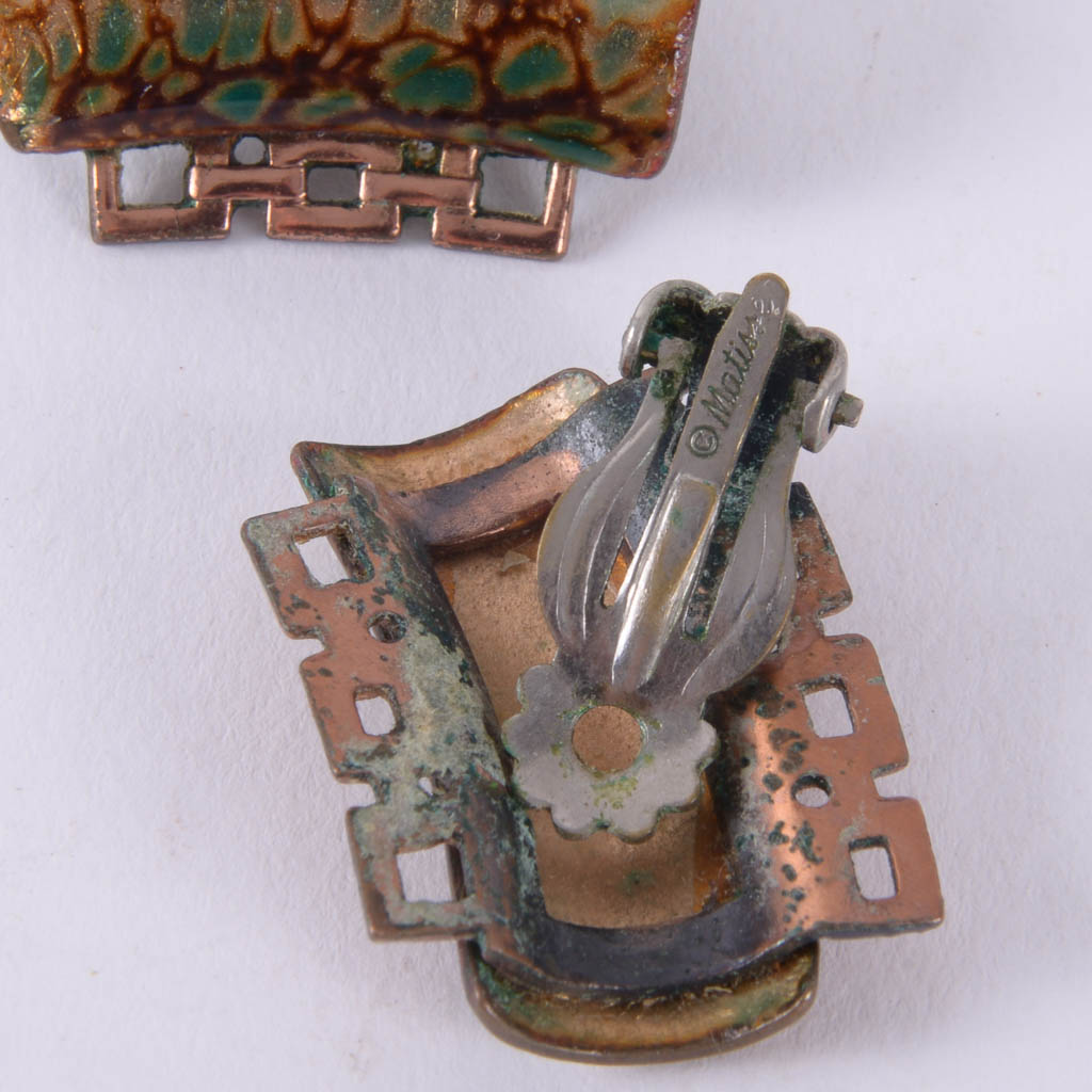 Renoir-Matisse Demi-Parure Costume Set