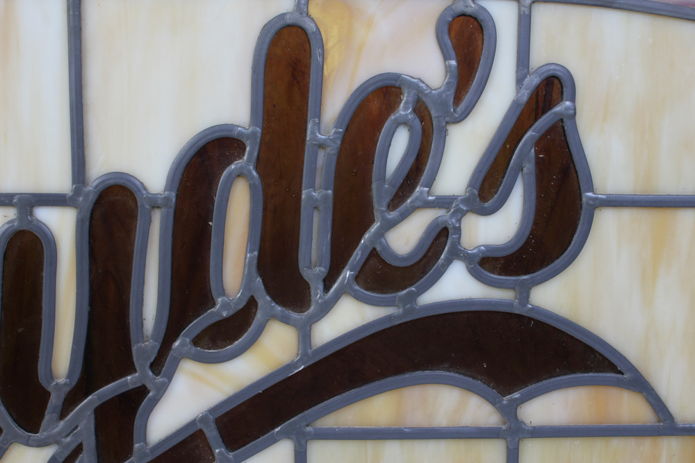 Clyde's Stained Glass Window Panel