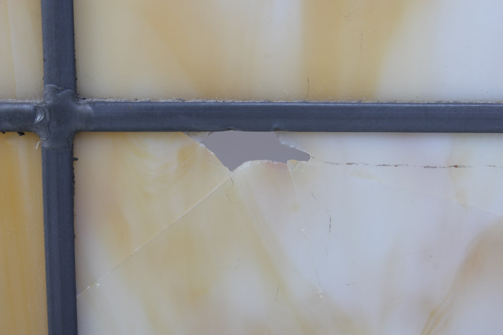 Clyde's Stained Glass Window Panel