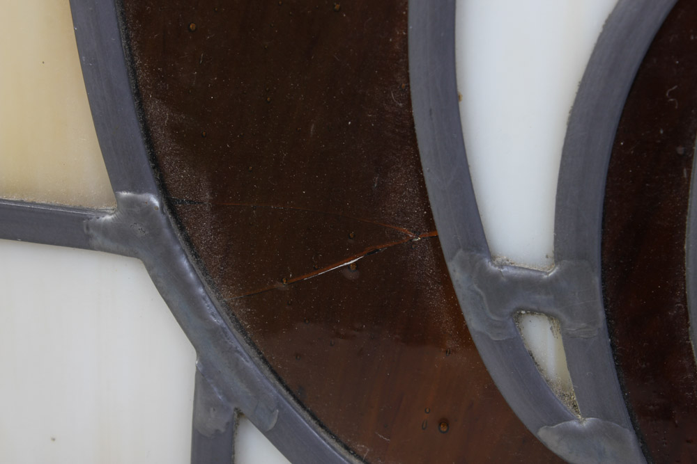 Clyde's Stained Glass Window Panel