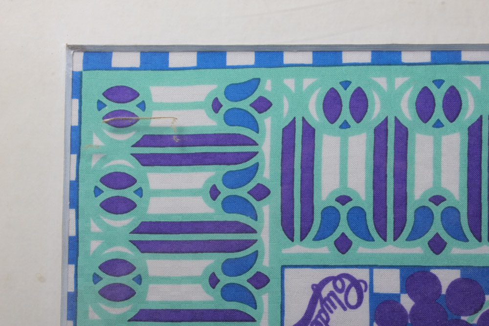 Framed First Edition Clyde's Scarf by Frankie Welch