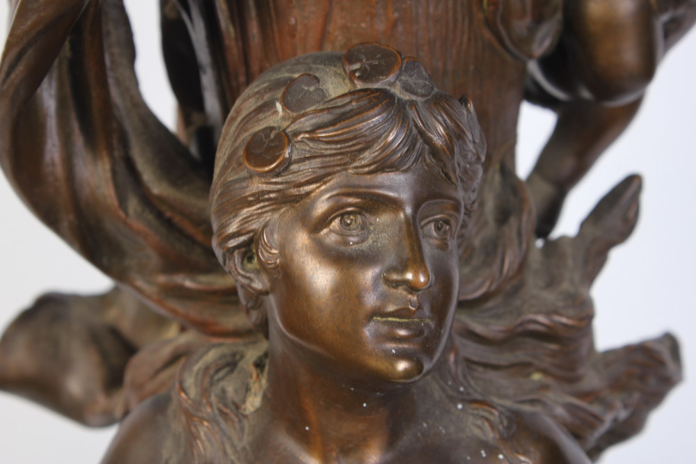 Alois Mayer Bronze Plated Copper Palace Vase