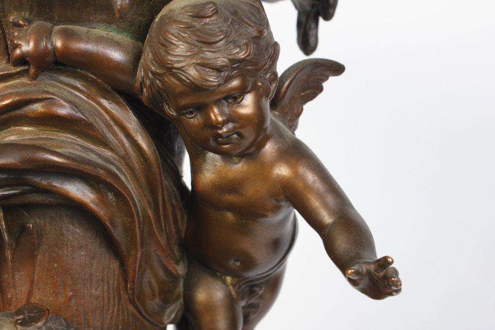 Alois Mayer Bronze Plated Copper Palace Vase