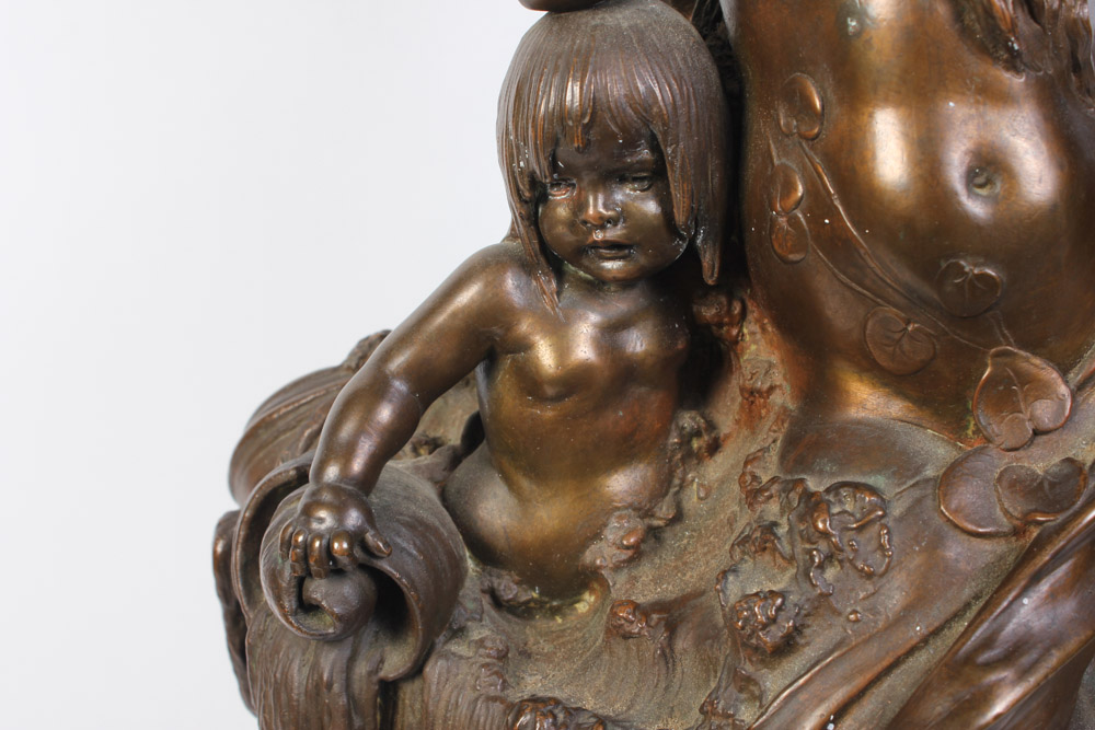 Alois Mayer Bronze Plated Copper Palace Vase