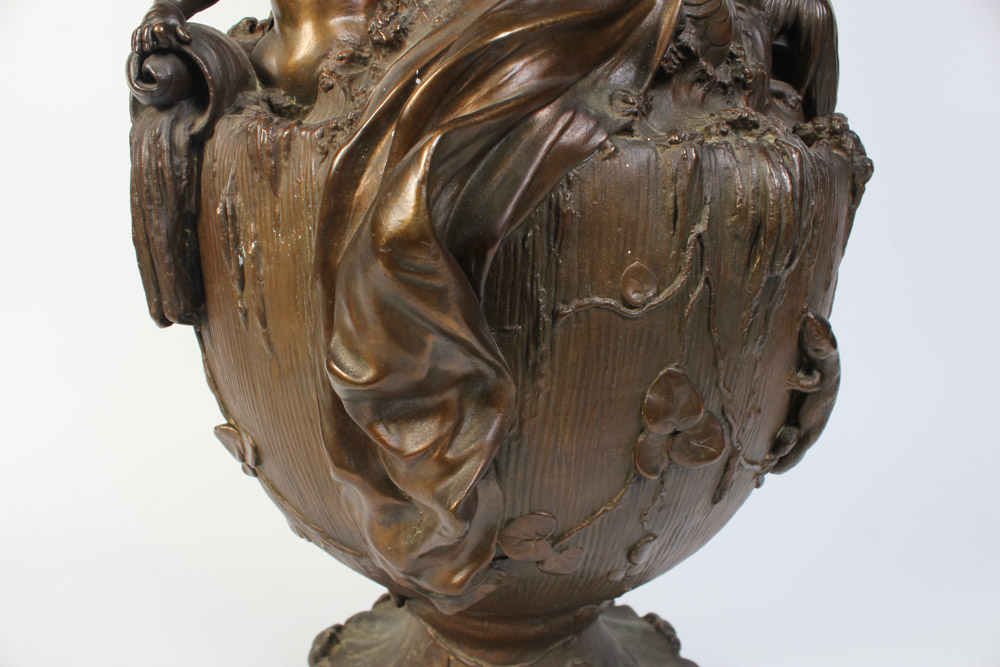 Alois Mayer Bronze Plated Copper Palace Vase