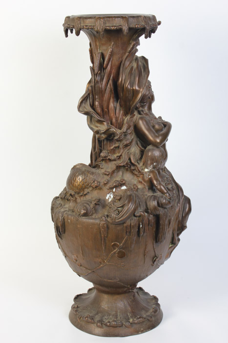 Alois Mayer Bronze Plated Copper Palace Vase