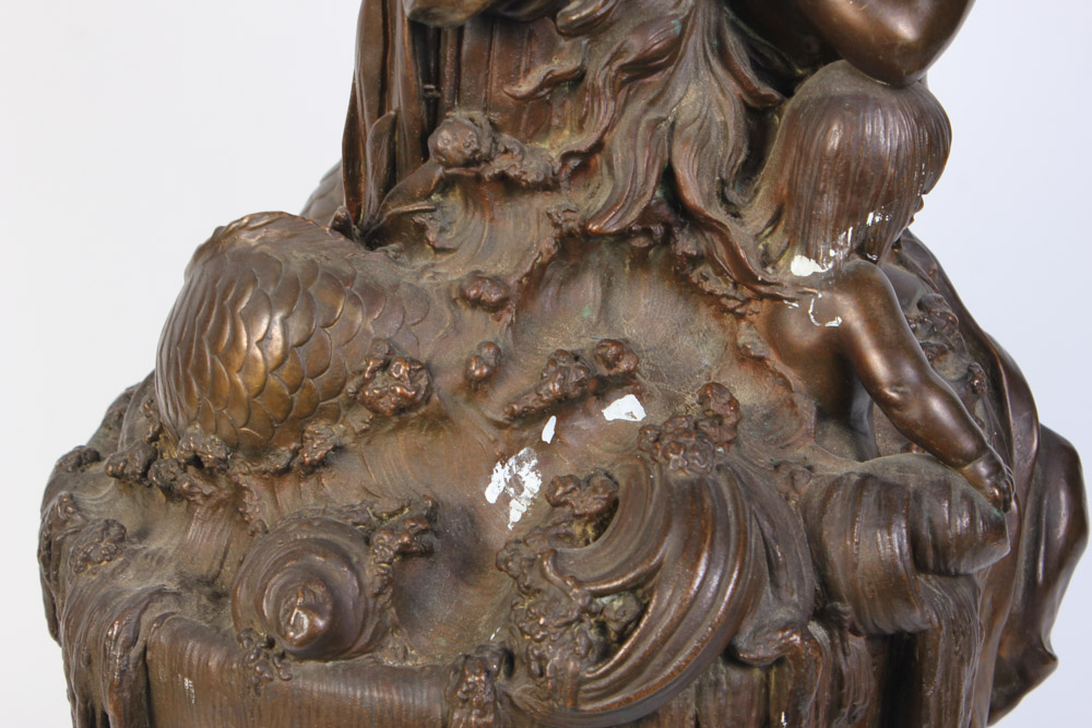 Alois Mayer Bronze Plated Copper Palace Vase