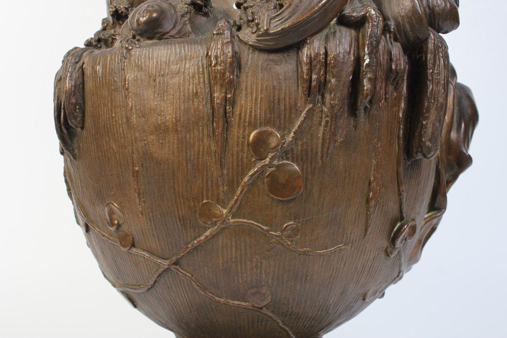 Alois Mayer Bronze Plated Copper Palace Vase